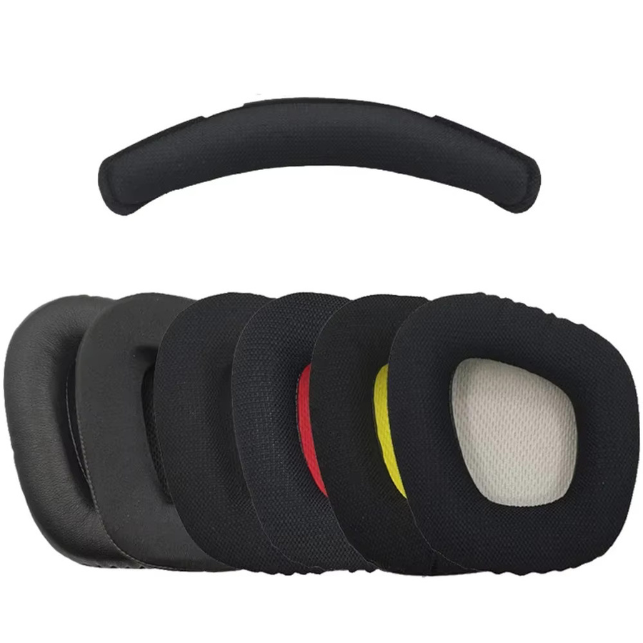 Corsair Ersatz-Ohrpolster aus Memory-Schaumstoff und atmungsaktivem Mesh-Gewebe für Void PRO ELITE RGB Wireless Gaming Headset in Schwarz - Bild 1