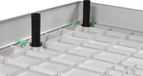 Sanotechnik Duschwannenschürze SMC in Weiss, B/T/H: 90 x 90 x 10 cm - Bild 1