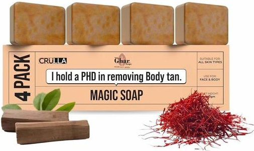 Hamare Ghar Ka Seife Sandelholz & Safran, 100 g, Unisex - Bild 1