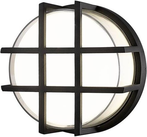 Heitronic Circula 501328 Wandleuchte und Deckenleuchte aus Aluminium und Glas in Anthrazit mit 10W LED - Bild 1