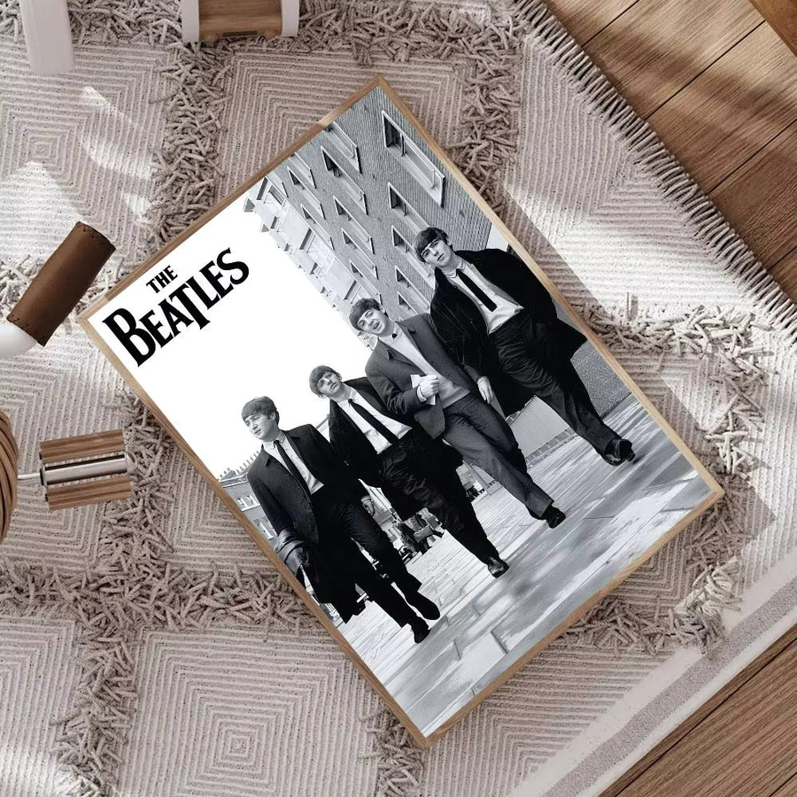 Rastar Vintage Poster The B-B-Beatles-es Selbstklebende Retro Wanddekoration Mehrfarbig - Bild 4