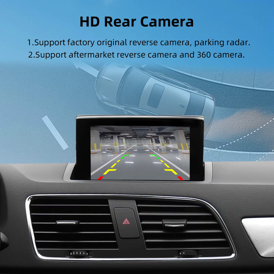 ANYFAR OEM Bildschirm-Upgrade-Decoder-Box für Audi A1 Q3 2012-2018 mit CarPlay und Android Auto für 6,5 Zoll und 7 Zoll MMI 3G High-End-Modelle, Schwarz - Bild 5