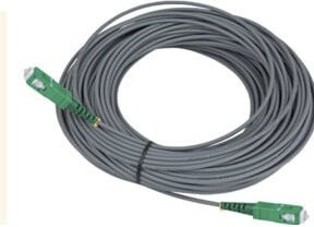 Televes geschirmtes Fiberglaskabel SC/APC OSM100SCAPC, grau, 100 m - Bild 1