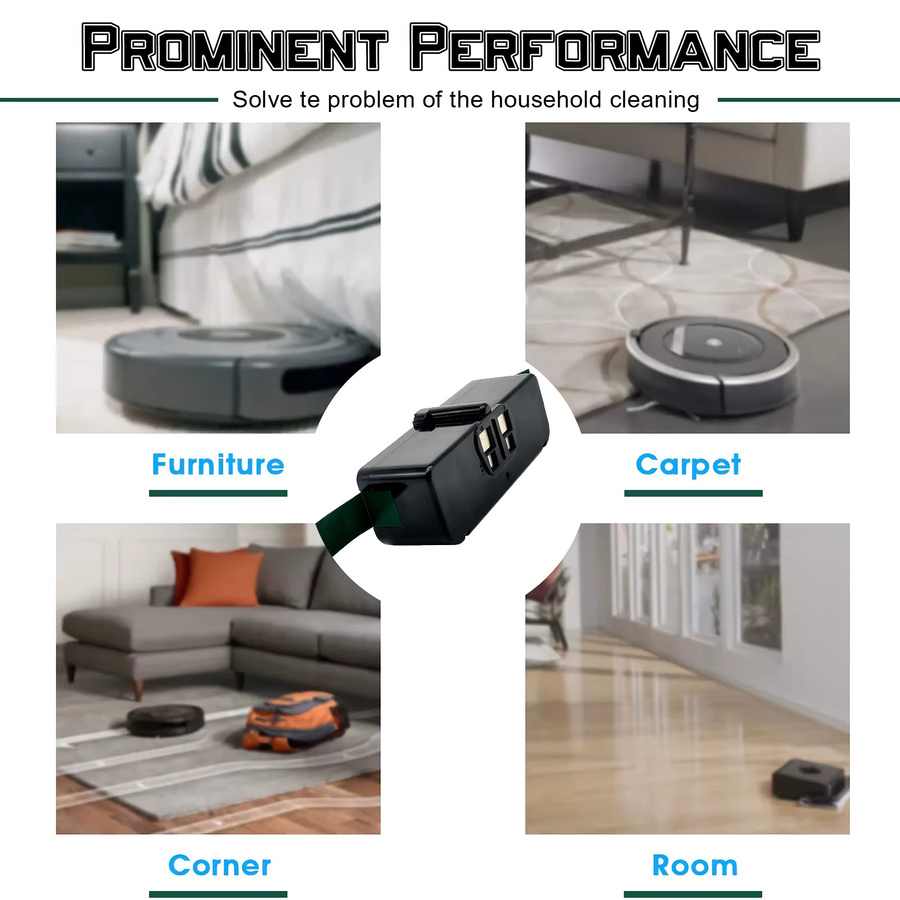BATTOOL Li-Ionen-Akku 14,4 V mit 6,4 Ah für iRobot Roomba 500 600 700 800 Serie - Bild 4