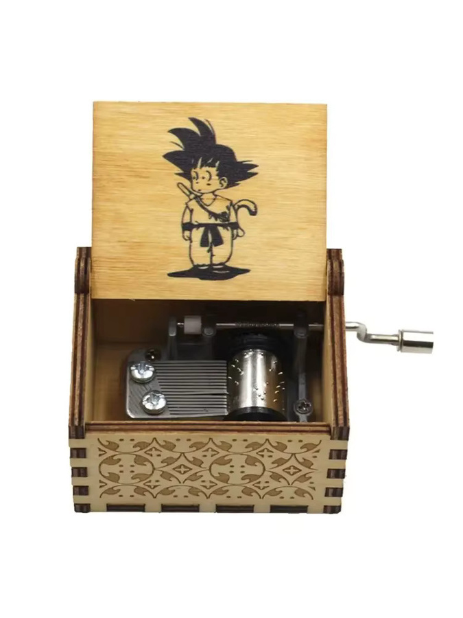 Spieluhr aus Holz im Dragon Ball Design als Geschenk für Weihnachten und Valentinstag - Bild 2