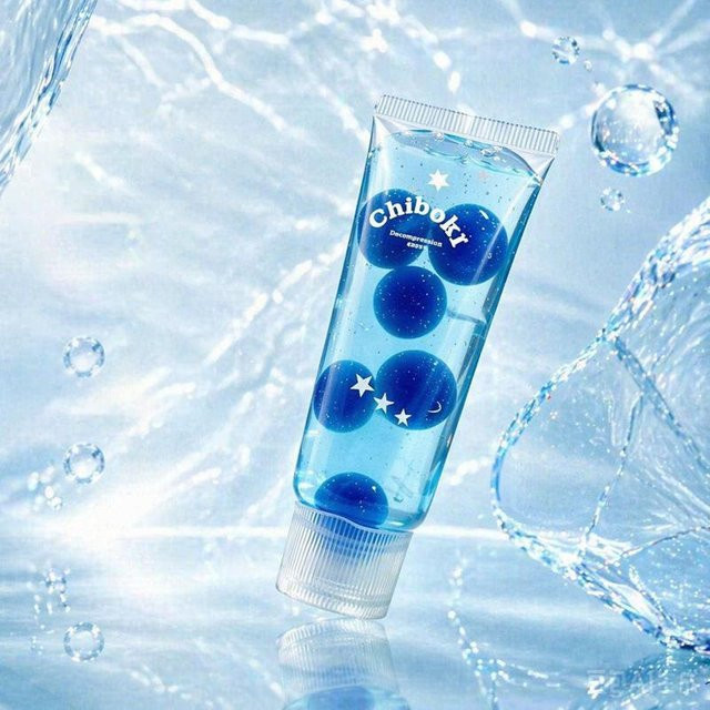 Fruchtgefüllte Maltose Zahnpasta Stressabbau Spielzeug, Blaubeere - Bild 1