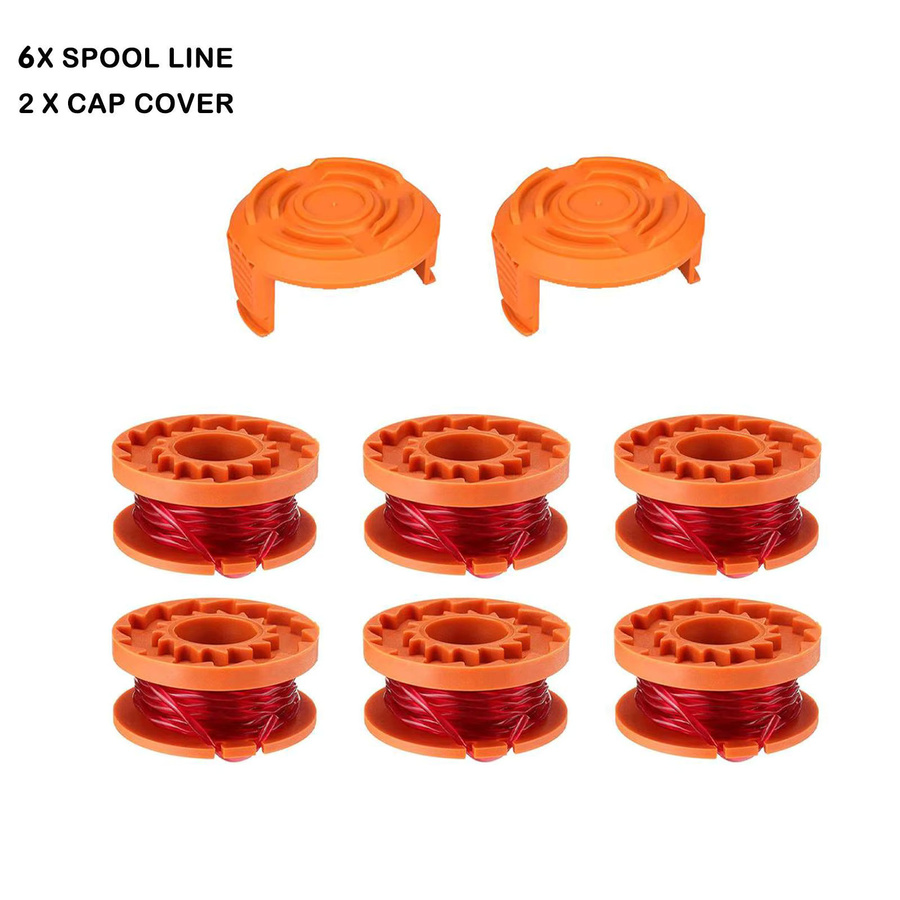 Worx Trimmer Spulen in Orange für Akku-Rasentrimmer WG154 WG163 WG180 WG175 WG155 WG151 WG160 - Bild 5