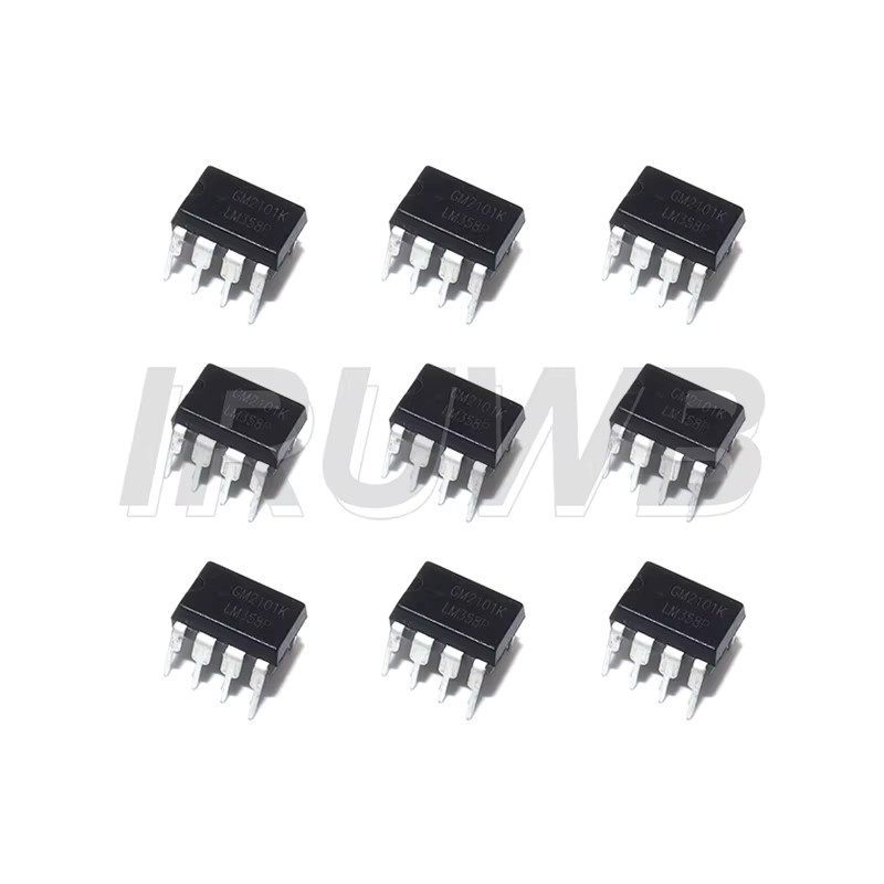 LM358P Operationsverstärker DIP8 IC-Chip-Kit in Schwarz - Bild 2