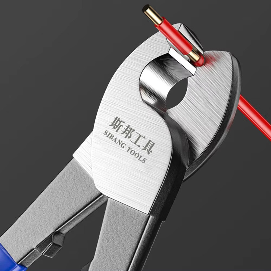 WOZOBUY Kabelschneider für Kupfer- und Aluminiumschnitte, professionelle Kabelschere in Silber - Bild 4