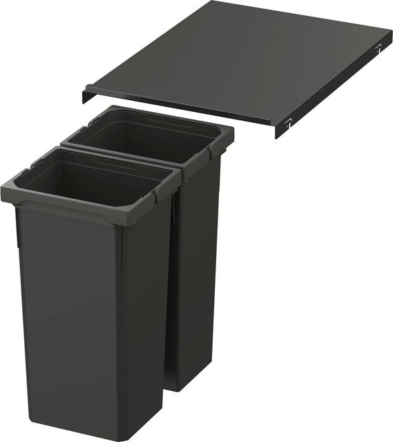 Vauth-Sagel Abfalltrennsystem Envi Free Pro in Lava, Breite: 40 cm, Höhe: 42,6 cm, Tiefe: 38,2 cm - Bild 1