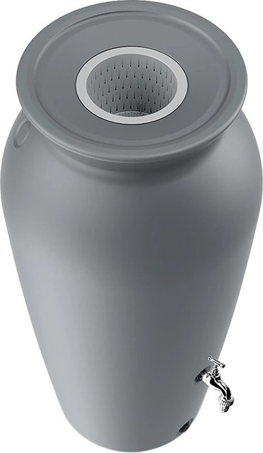 Waterform Regentonne Velcan 230 in Grau mit Filtereinsatz - Bild 1