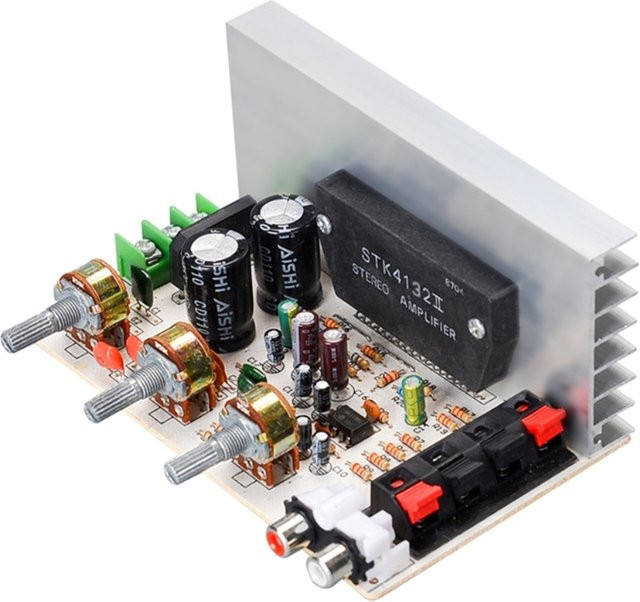 VGDHBTER 2,0 Kanal Doppel Verstärker Bord DX-0408 mit 50W + 50W High-Power DIY Modul für AC15-18V - Bild 1