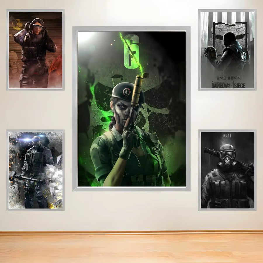 Tom Clancy's Rainbow Six Siege Wandkunst Poster wasserfest und selbstklebend - Bild 2