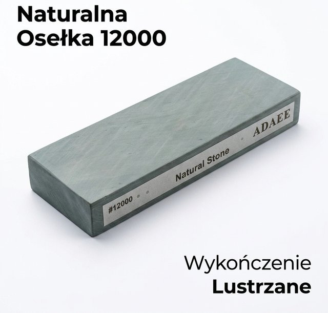 ADAEE Natürlicher Schleifstein Xingzi Körnung 12000 in Grau für Kochmesser und Messer mit Spiegelfinish, B/T/H: 20 x 7,5 x 2,9 cm - Bild 1