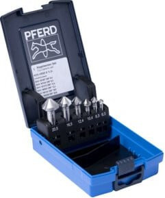 PFERD TOOLS HSSE-Kegelsenker-Set 6-teilig DIN 335 C 90 Grad aus HSS-Cobalt in Multicolor - Bild 1
