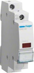 Hager LED-Leuchtmelder Rot 12V SVN132 - Bild 1