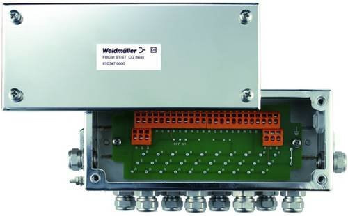 Weidmüller FBCON SS CG 8WAY Sensor/Aktorbox passiv PROFIBUS-PA Standardverteiler aus Edelstahl in Silber - Bild 1