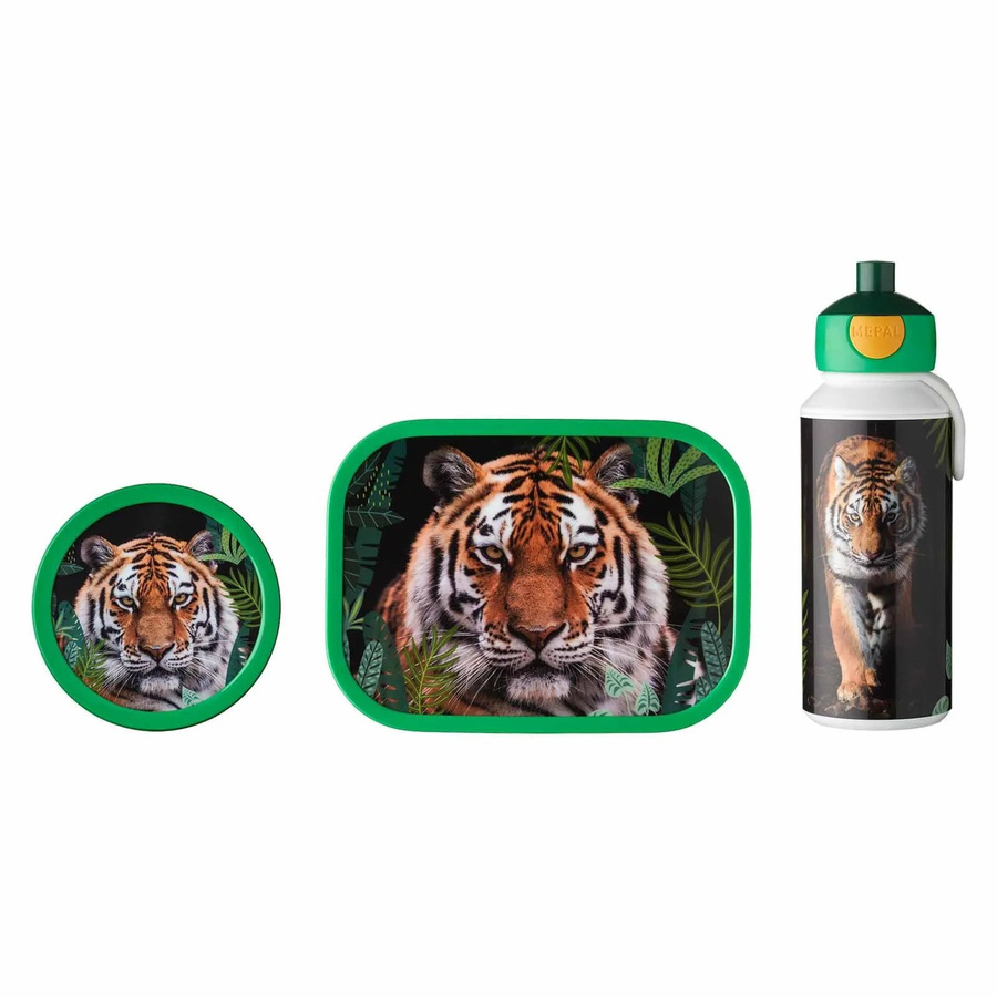 Mepal Campus Lunchset 3-teilig mit Brotdose, Trinkflasche und Obstbox in Multicolour - Bild 2