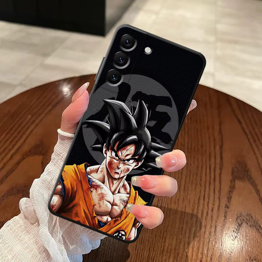 Schwarze weiche Handyhülle mit Drachenkugeln Design für Samsung Galaxy Modelle - Bild 6