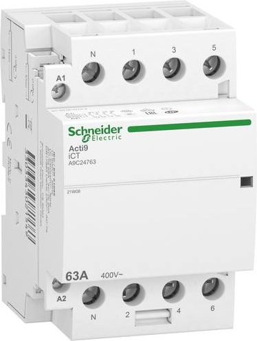 Schneider Electric A9C24763 Installationsschütz in Weiß - Bild 1
