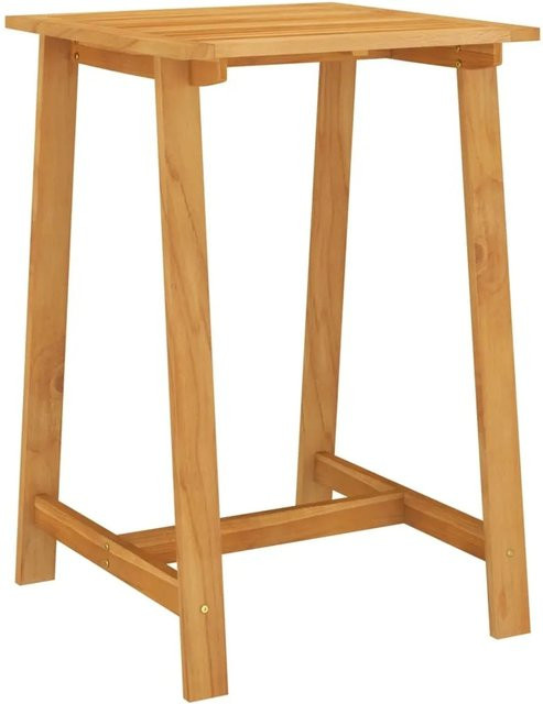 vidaXL Garten-Stehtisch aus Akazie Massivholz in Braun, B/T/H: 70 x 70 x 104 cm - Bild 1