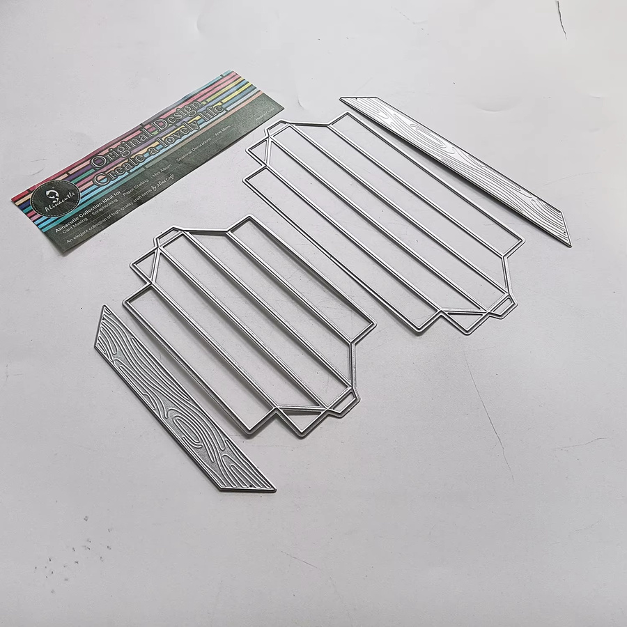 Alinacutle Metallschneide Set für Fotorahmen und Schattenboxen in Silber zum Basteln von DIY-Grußkarten und Weihnachtsgeschenken - Bild 4