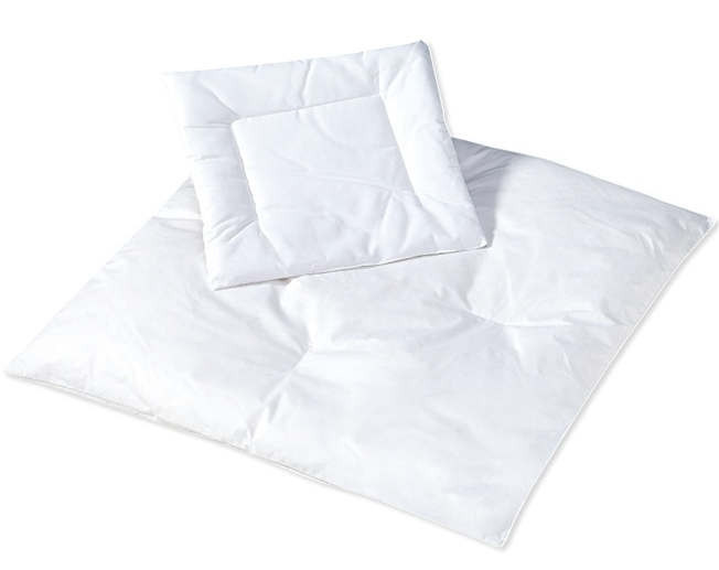 Zöllner Babysteppbett Nomite mit Feder-Daunen-Füllung in Weiß, B/B: 80 x 80 cm - Bild 1