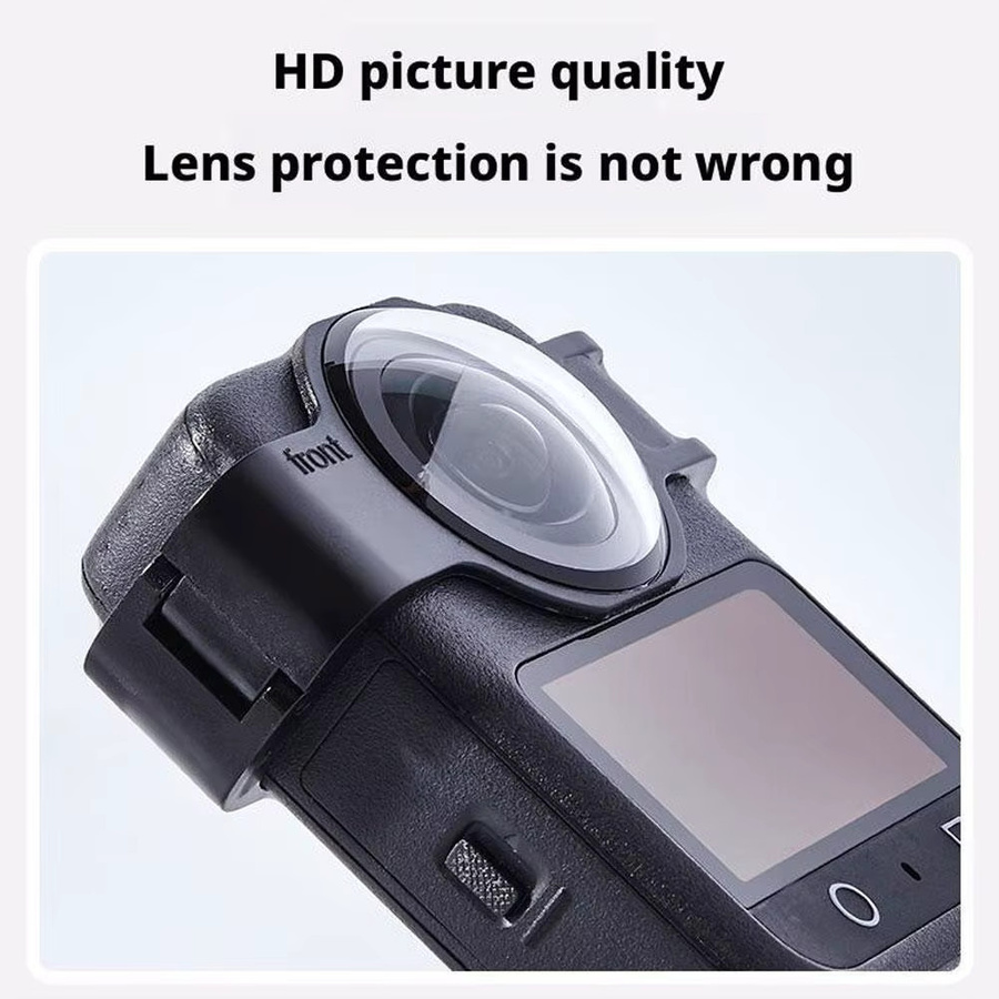 DJI Osmo 360 Snap-on Objektivschutz aus Glas mit Antireflexbeschichtung in Schwarz - Bild 5
