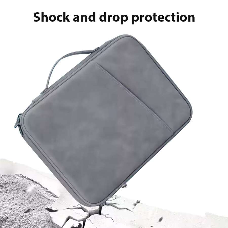 Qukam Tablet-Hülle und Laptoptasche für 11–13 Zoll, gepolsterte Tragetasche in Schwarz, passend für iPad, MacBook, Xiaomi, ASUS, Huawei und Lenovo - Bild 5