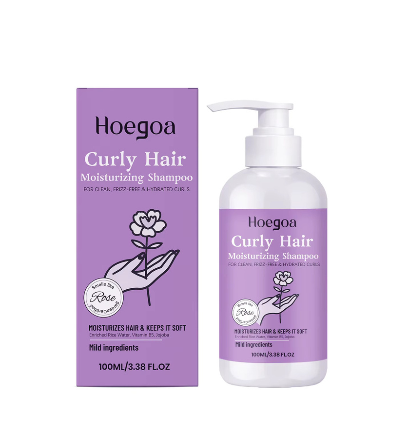 Feuchtigkeitsspendendes Shampoo für lockiges Haar, Unisex - Bild 2