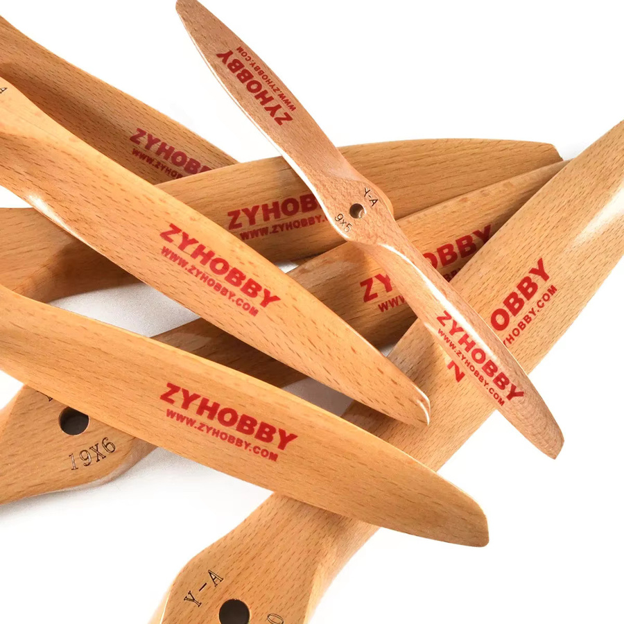 ZYHOBBY Holzpropeller CW Propeller für RC-Gasflugzeuge, 1 Stück - Bild 2