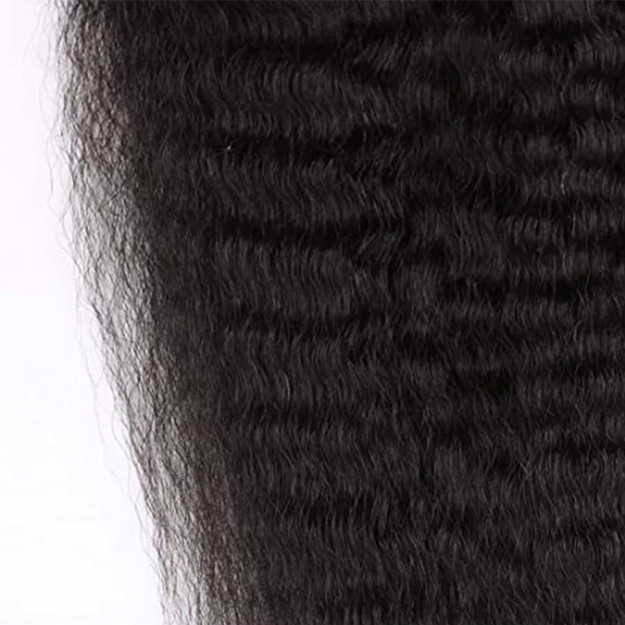 Linhua Yaki Straight Spitzenverschluss Echthaar, Damen - Bild 4