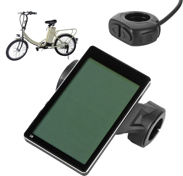 Qiilu M5 LCD-Display für Elektrofahrräder und E-Roller, Schwarz - Bild 1