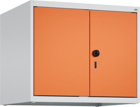 C+P Aufsatzschrank Classic PLUS mit 2 Abteilen, B/H/T: 50 x 60 x 50 cm, Sicherheits-Drehriegel, Lichtgrau - Bild 1