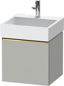 Duravit Waschtischunterschrank D-Neo grau matt, wandhängend, Breite: 48,4 cm, Tiefe: 44,2 cm - Bild 1