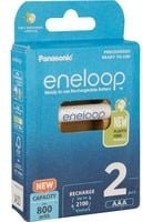Panasonic eneloop AAA Akku NiMH 800 mAh 1,2V 2er-Pack - Bild 1