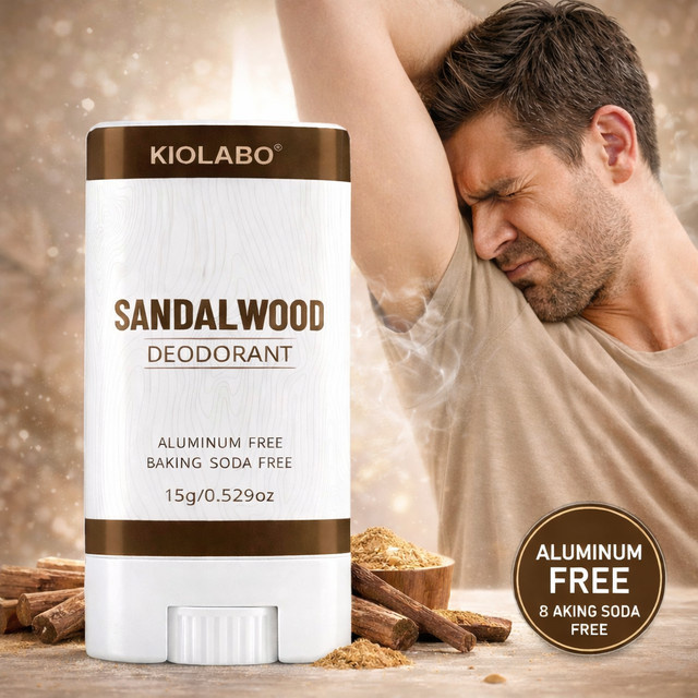 KIOLABO Deodorant-Stick Sandelholz, Unisex - Bild 1