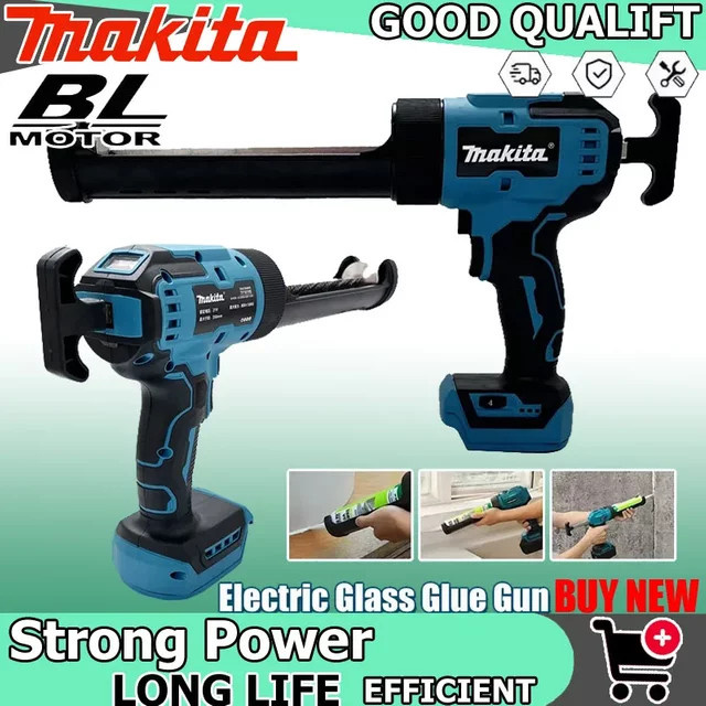 Makita Akku Glas- und Fensterfüllpistole in Blau für Glas- und Zementklebstoff sowie Dichtmittel - Bild 1