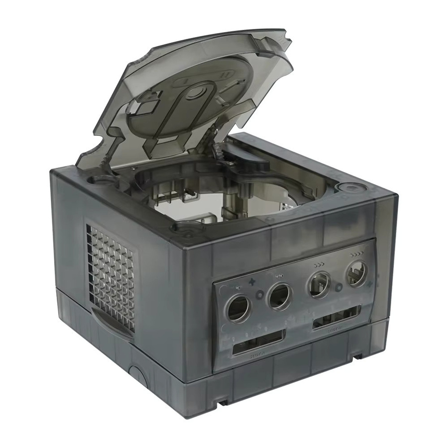 FARAJIAJ Transparentes NGC Hauptgerätegehäuse in Lila für Retro-Spielkonsolen - Bild 3