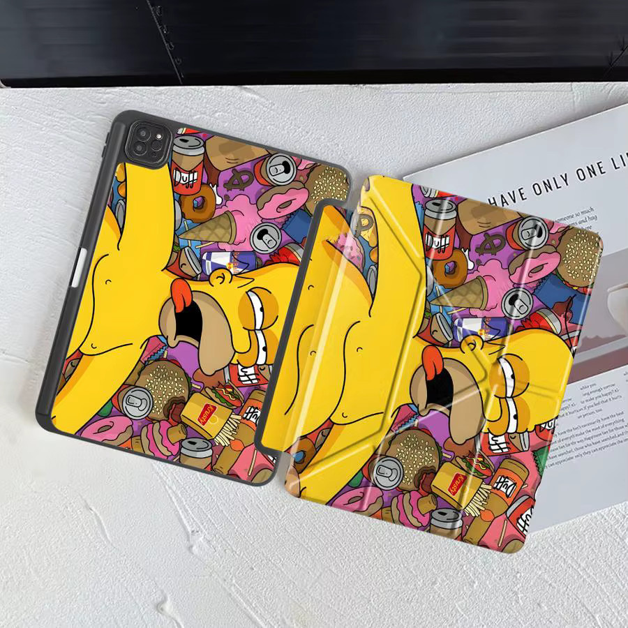 The Simpsons Homer und Bart Tablet-Hülle für Apple iPad Pro, Air und Mini in Multicolour - Bild 4