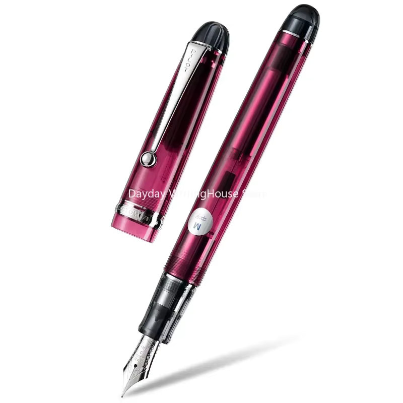 Pilot Custom 74 Füllfederhalter Transparent mit 14k Gold Feder in Schwarz FKK-1000R - Bild 3