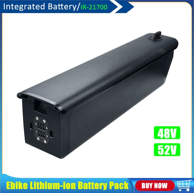 Magicycle Lithium-Ionen-Akku 48V 52V 20Ah 960Wh 1040Wh Long Range Backup für Ocelot Pro Step-Thru Fat Tire Elektrofahrrad in Schwarz - Bild 1