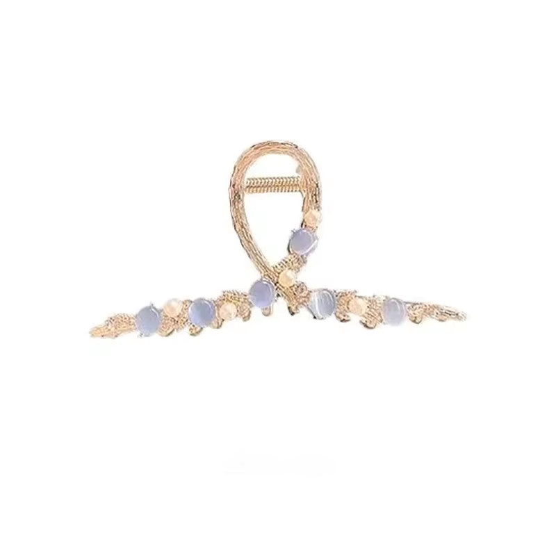 HIYAYZ Haarclip mit Opalperlen und Strass, Damen - Bild 2