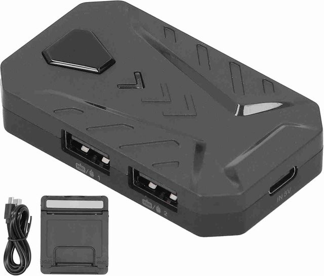 Xiaomi Gaming-Tastatur-Maus-Konverter-Adapter für Android und HarmonyOS in Schwarz mit USB-C und Bluetooth-Unterstützung - Bild 1