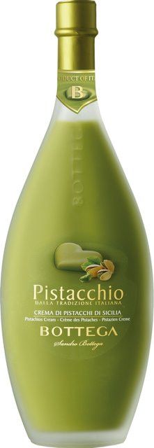 Bottega Pistacchio Likör, Italien, 17% Vol., 0,5 l - Bild 1