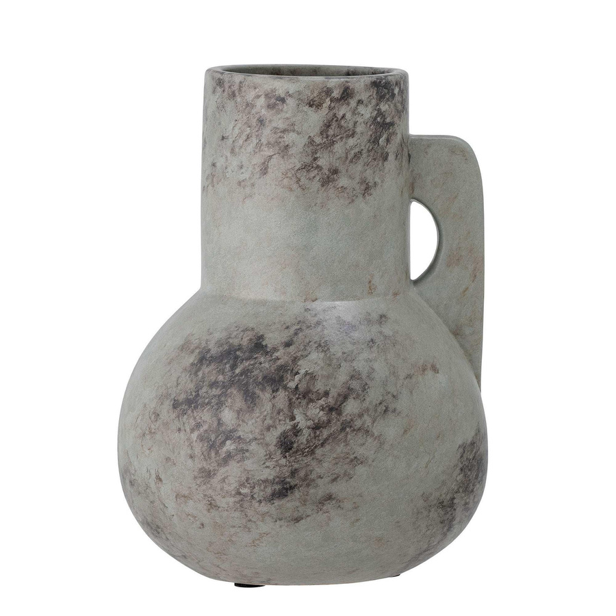 Bloomingville Keramikvase Tias in Grau im skandinavischen Design, Höhe: 23 cm - Bild 1