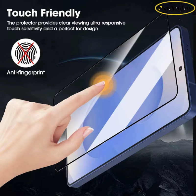 3er-Pack Displayschutz aus gehärtetem Glas für Samsung Galaxy S26 Plus Ultra S25 S24 S23 S22 S21 Ultra, transparent und kratzfest - Bild 4