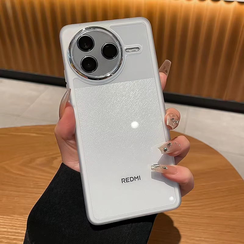 Stoßfeste Silikon Schutzhülle für Xiaomi Redmi K80 Ultra und Redmi K80 Pro in Weiß - Bild 1