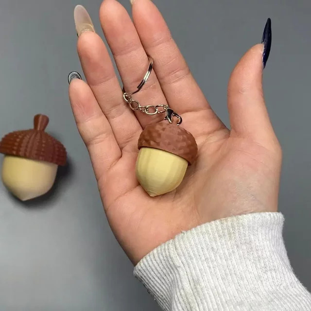 Amagi Anhänger, Eichel-Design, 3D-gedruckt - Bild 1