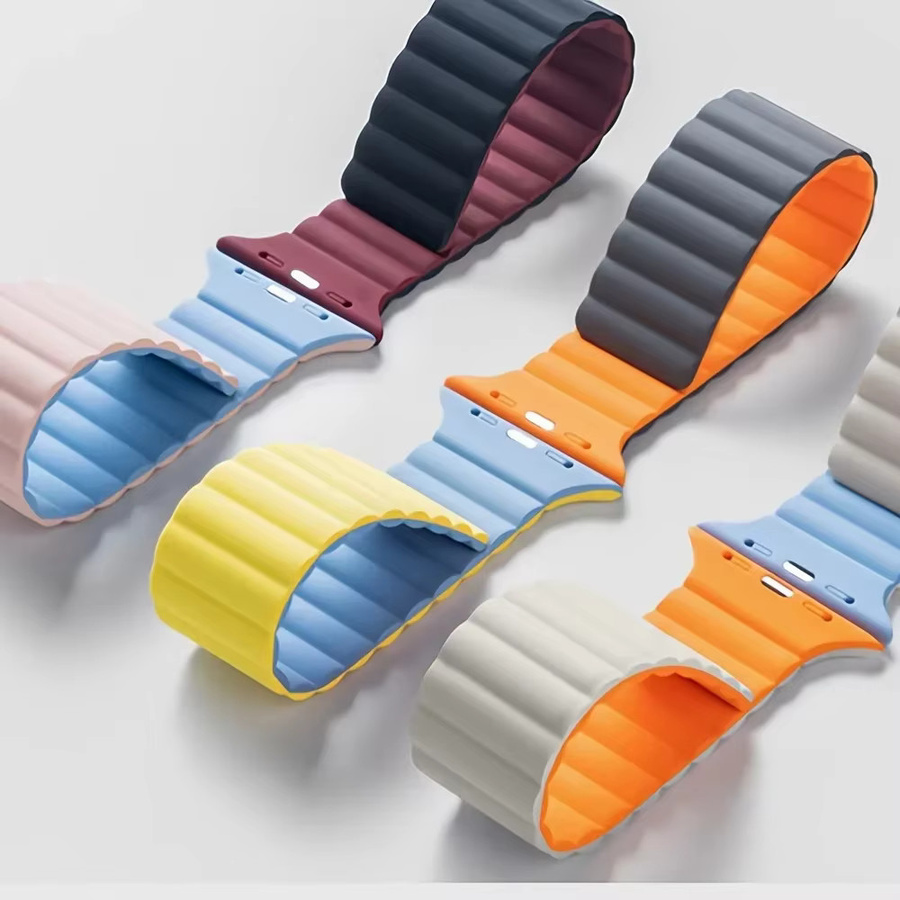 Silikon-Sportarmband Magnetschlaufe, Unisex - Bild 1